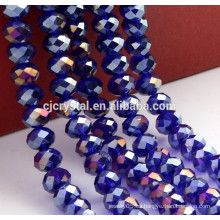 Perlas de rondelle plana, perlas de vidrio de neumático, perlas de neumático de 4 mm